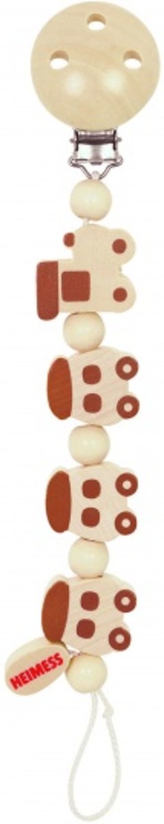 Heimess | Houten speenkoord Trein - Naturel